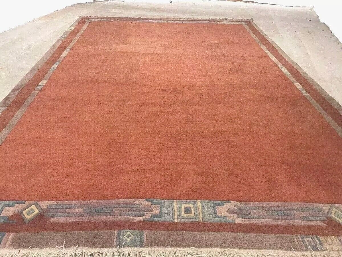 Perserteppich 350x250 cm – 1A Qualität, Handgeknüpft, Reine Schurwolle, Hochflor, Fußbodenheizung geeignet, Orientalisches Design