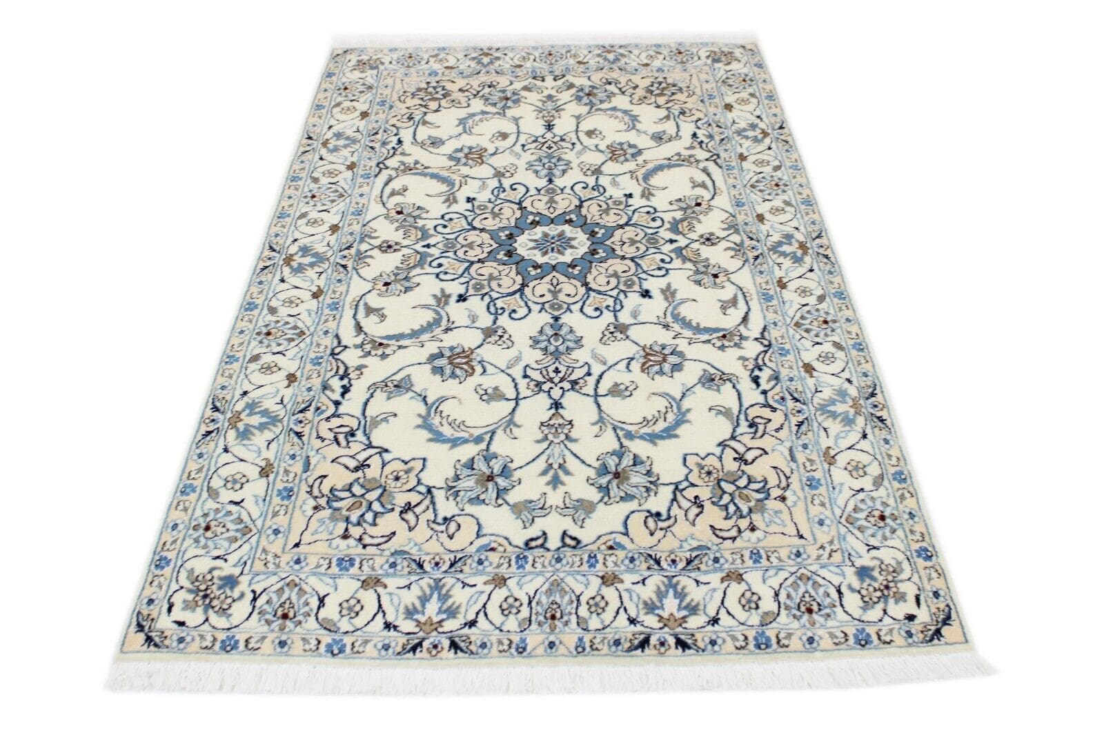 Original Perserteppich Nain 210 cm x 122 cm - Top Zustand, Handgeknüpft, Perserteppich