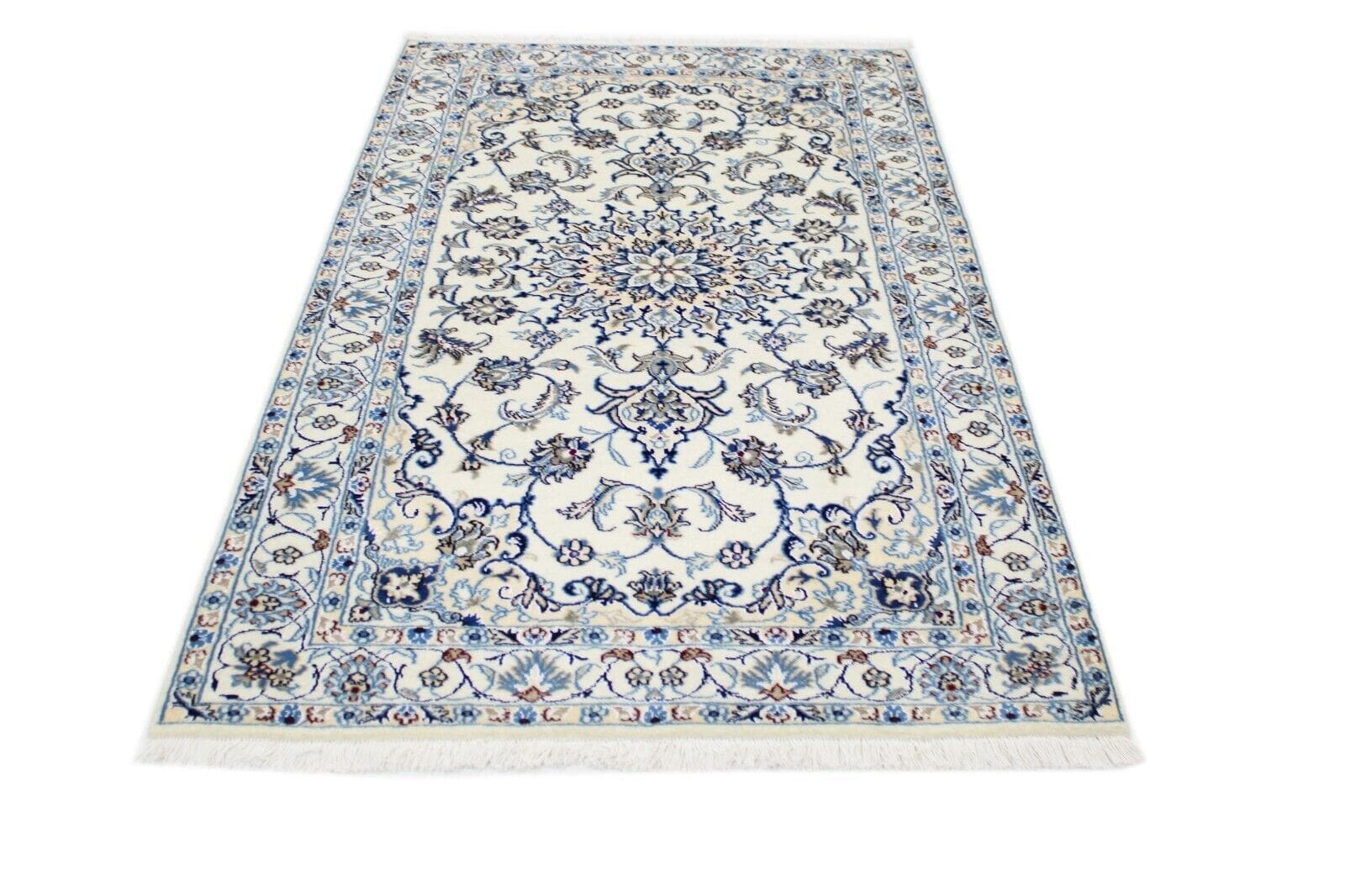 Original Perserteppich Nain 194 cm x 121 cm - Top Zustand, handgeknüpft, Perserteppich