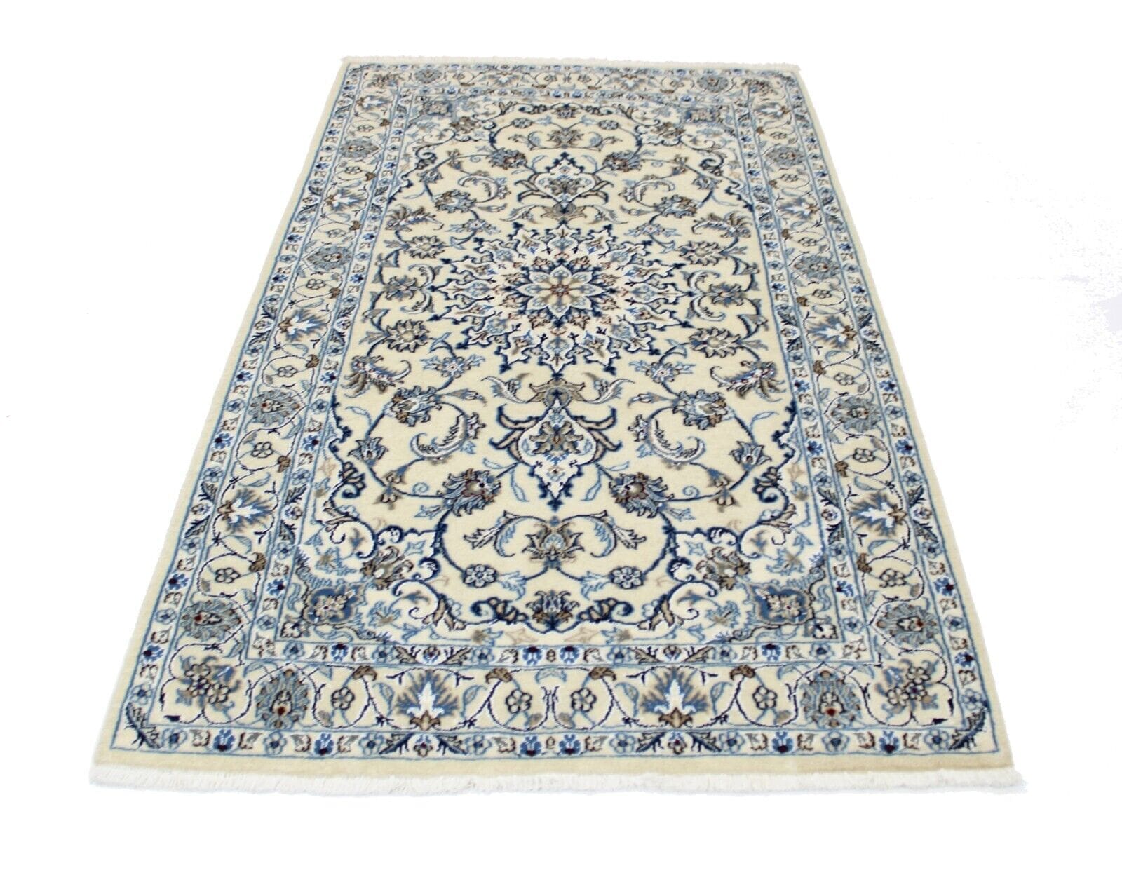 Original Perserteppich Nain 199 cm x 119 cm - Top Zustand, handgeknüpft, Perserteppich
