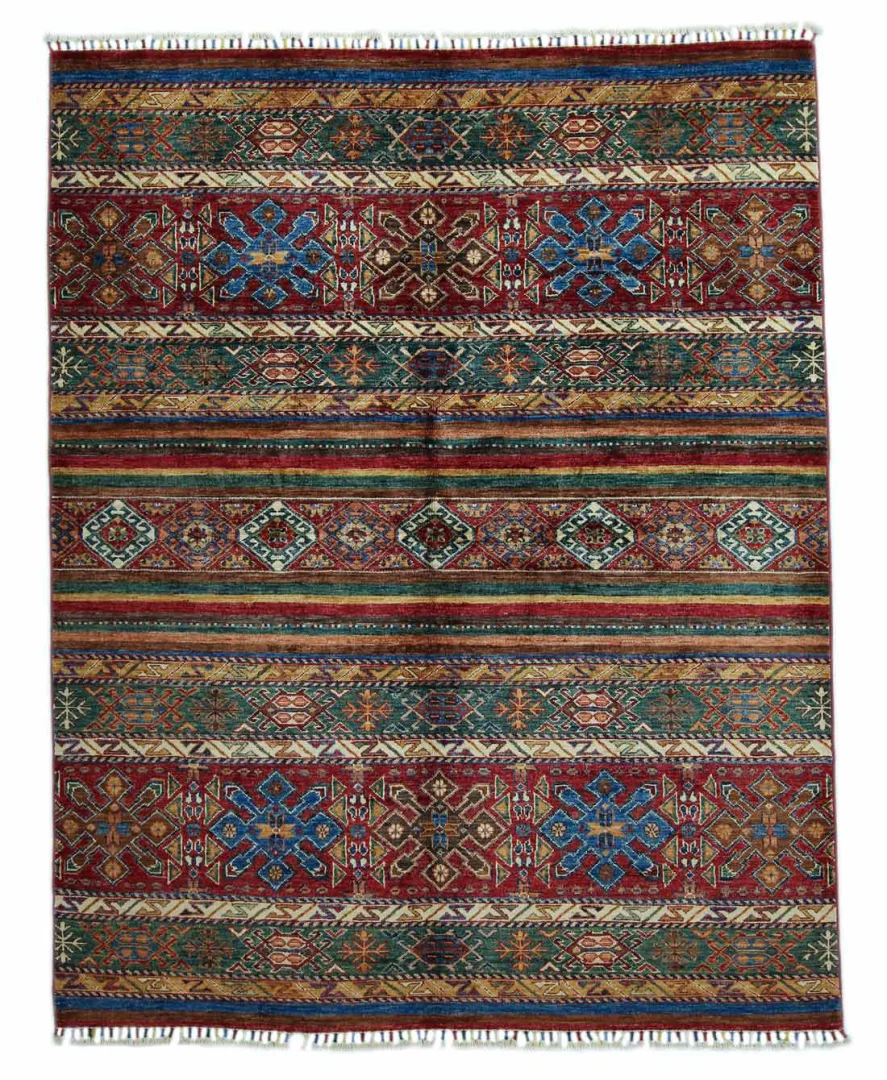 Ariana Ziegler Teppich 198 x 157 cm – Glänzende Schurwolle, langlebig und pflegeleicht – handgeknüpft, Perserteppich