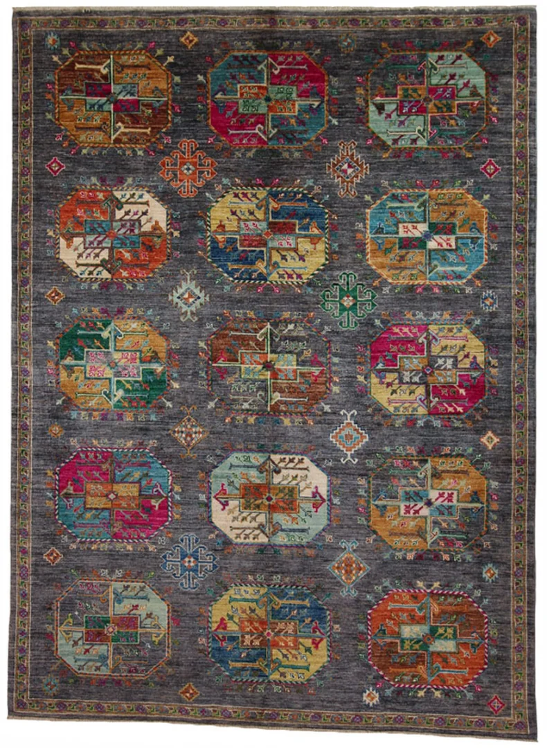 Ariana Ziegler Samarkand 240 x 176 cm – Hochwertiger Perserteppich mit glänzender Schurwolle, handgeknüpft