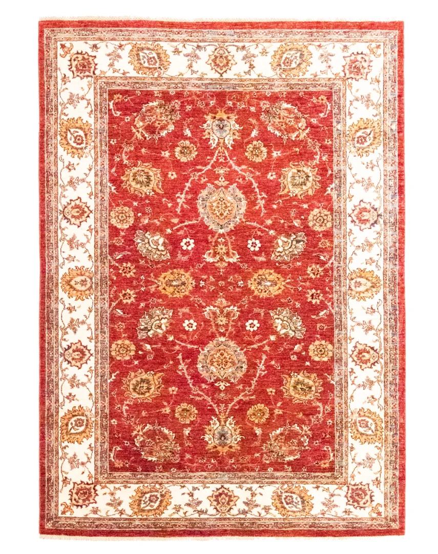 Ariana Ziegler Teppich 242 x 177 cm – glänzende Schurwolle, langlebig und vielseitig einsetzbar – handgeknüpft – Perserteppich