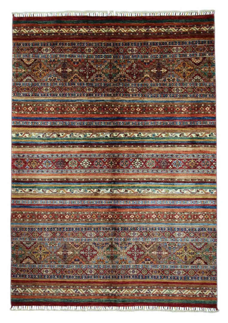 Ariana Ziegler Teppich 244 x 172 cm – Glänzende Schurwolle, hohe Langlebigkeit, vielseitige Farben, handgeknüpft, Perserteppich