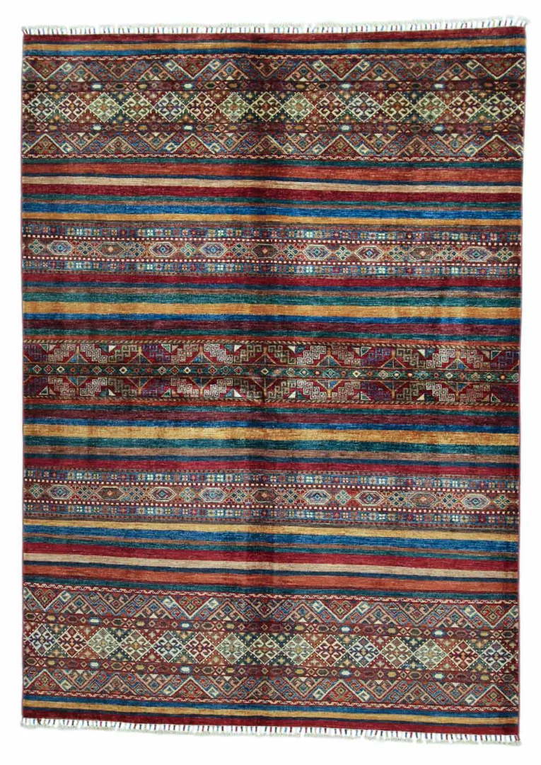 Ariana Ziegler Samarkand Teppich 249 x 183 cm – Glänzende Schurwolle, Langlebig und Vielseitig – Handgeknüpft, Perserteppich