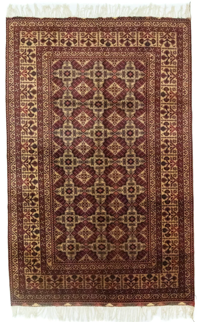 Ariana Ziegler Perserteppich 283 x 199 cm - Hochwertige glänzende Schurwolle, ideal für stark frequentierte Räume, handgeknüpft
