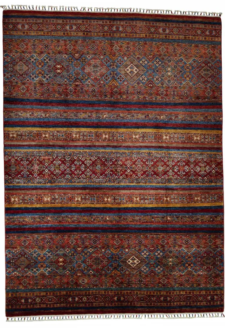 Ariana Ziegler Samarkand Teppich 290 x 210 cm - glänzende Schurwolle, langlebig, vielseitige Farben - handgeknüpft, Perserteppich