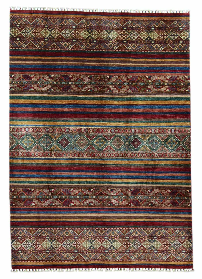Ariana Ziegler Samarkand Teppich 298 x 211 cm – glänzende Schurwolle, langlebig und vielseitig einsetzbar – handgeknüpft, Perserteppich