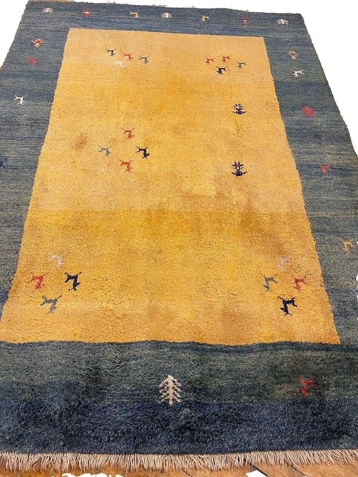 Naturwärme Pur: Original Perserteppich Gabeh 250x180 cm, 20mm Florhöhe, handgeknüpft