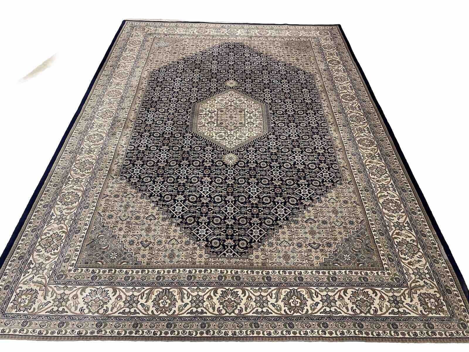 Bijar Perserteppich 350x250 cm – 100% Reine Schurwolle, klassisches Herati-Muster, normaler Flor 15mm, handgeknüpft