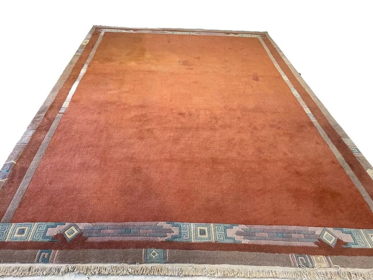 Perserteppich 350x250 cm – 1A Qualität, Handgeknüpft, Reine Schurwolle, Hochflor, Fußbodenheizung geeignet, Orientalisches Design