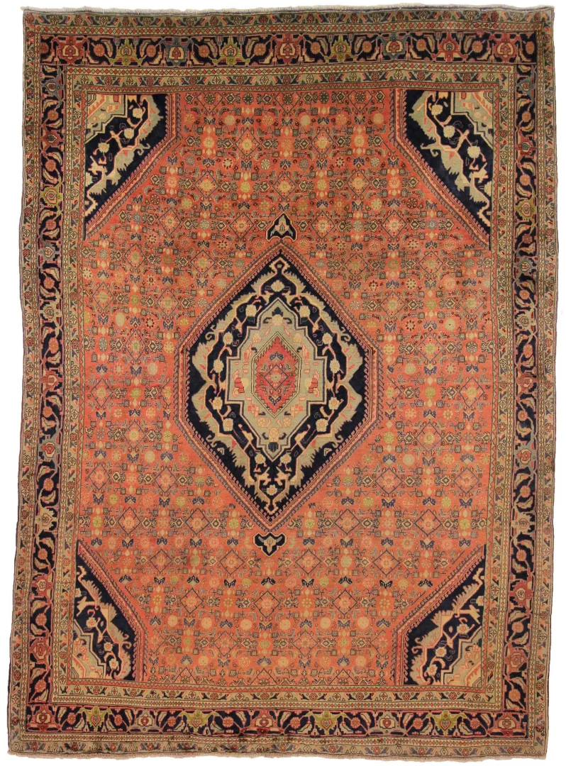 Bidjar Perserteppich 292 x 210 cm, 200.000 - 500.000 Knoten/m², strapazierfähig, robust, schmutzabweisend, handgeknüpft