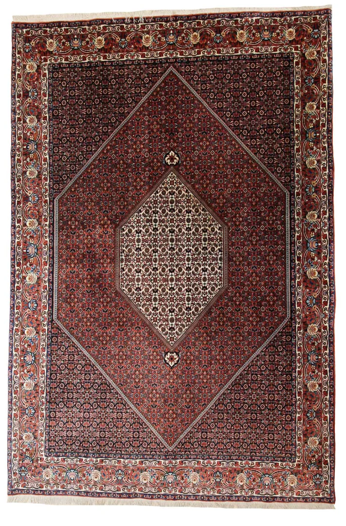 Bidjar Perserteppich 297 x 200 cm - 200.000 - 450.000 Knoten/m², strapazierfähig, robust, schmutzabweisend, handgeknüpft