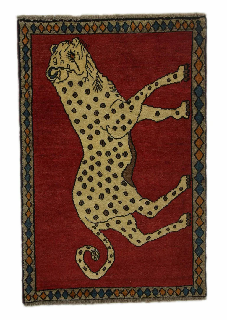 Gabbeh - Shuli Teppich 150 x 100 cm, 90.000 - 180.000 Knoten, ausgefallene Muster auf glanzvoller Schurwolle, handgeknüpft, Perserteppich