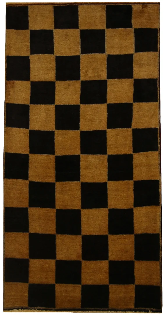 Gabbeh - Shuli Teppich 183 x 94 cm, 90.000 - 180.000 Knoten/m², ausgefallene Muster auf glanzvoller Schurwolle, handgeknüpft, Perserteppich