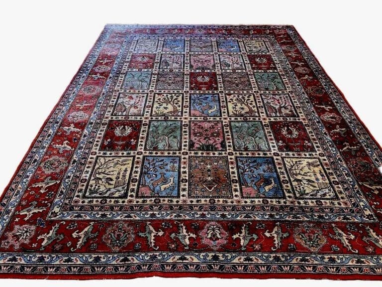 Exklusiver Perserteppich 335x250 cm – 20000 Knoten/m² – Feiner handgeknüpfter Orientteppich aus der Türkei – Traditionelles Design – Handgeknüpft, Perserteppich