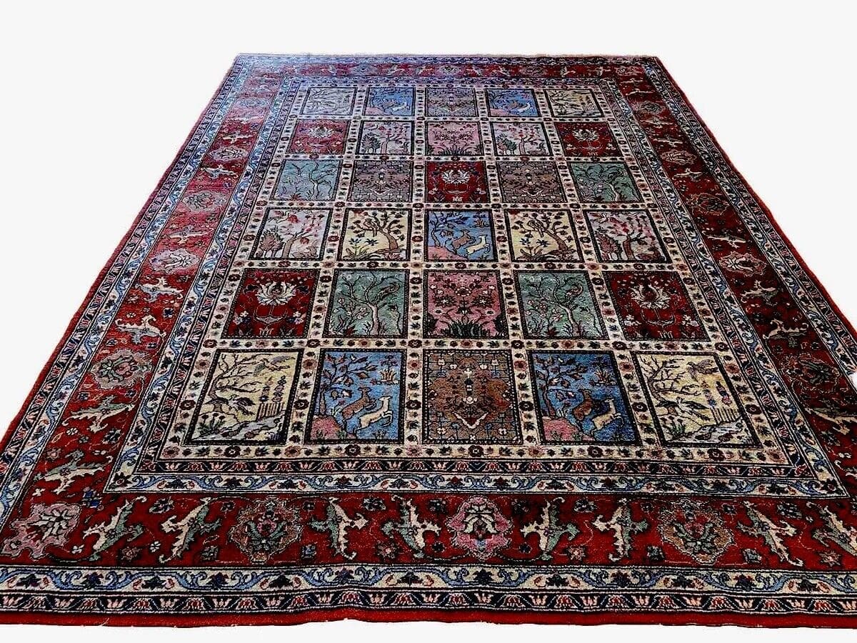 Exklusiver Perserteppich 335x250 cm – 20.000 Knoten/m² – Feiner handgeknüpfter Orientteppich aus der Türkei – Traditionelles Design – Handgeknüpft, Perserteppich