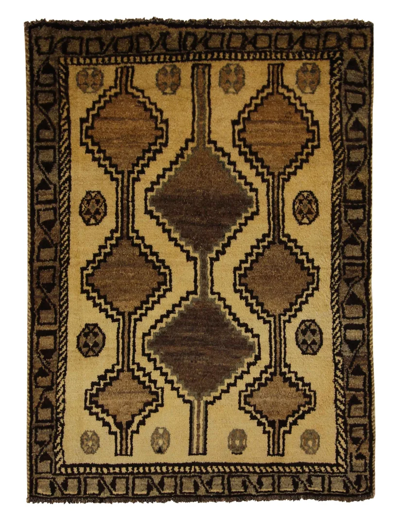 Gabbeh-Shuli Teppich 175 x 124 cm – 90.000-180.000 Knoten/m² – Fantasievoll, handgeknüpft, Perserteppich