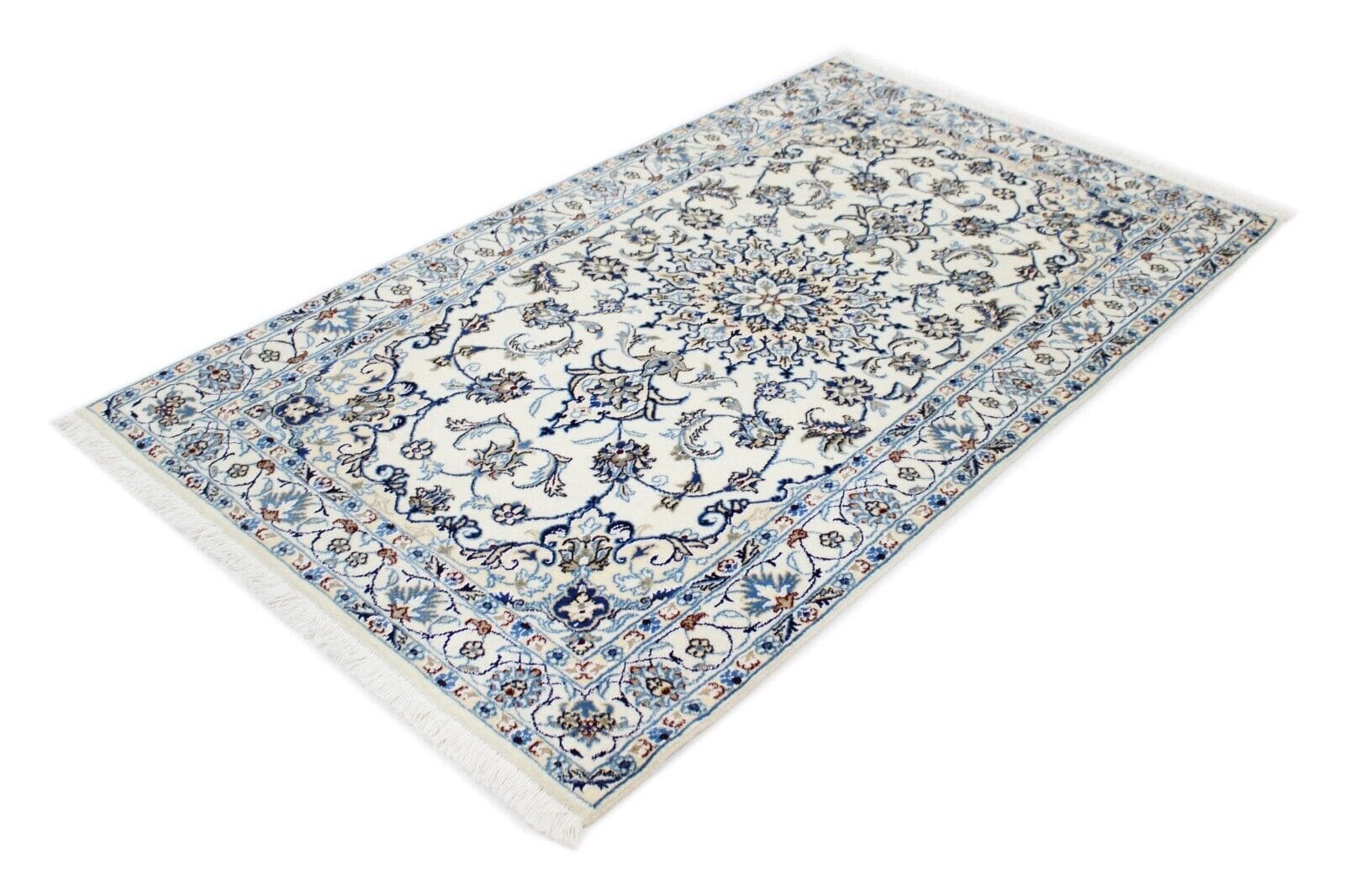 Original Perserteppich Nain 194 cm x 121 cm - Top Zustand, handgeknüpft, Perserteppich