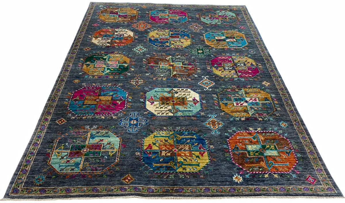 Ariana Ziegler Samarkand 240 x 176 cm – Hochwertiger Perserteppich mit glänzender Schurwolle, handgeknüpft