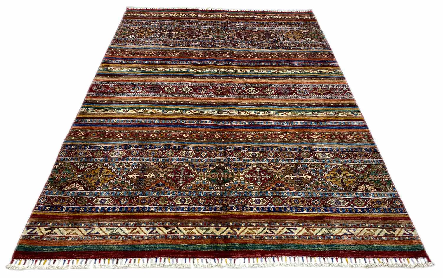 Ariana Ziegler Teppich 244 x 172 cm – Glänzende Schurwolle, hohe Langlebigkeit, vielseitige Farben, handgeknüpft, Perserteppich
