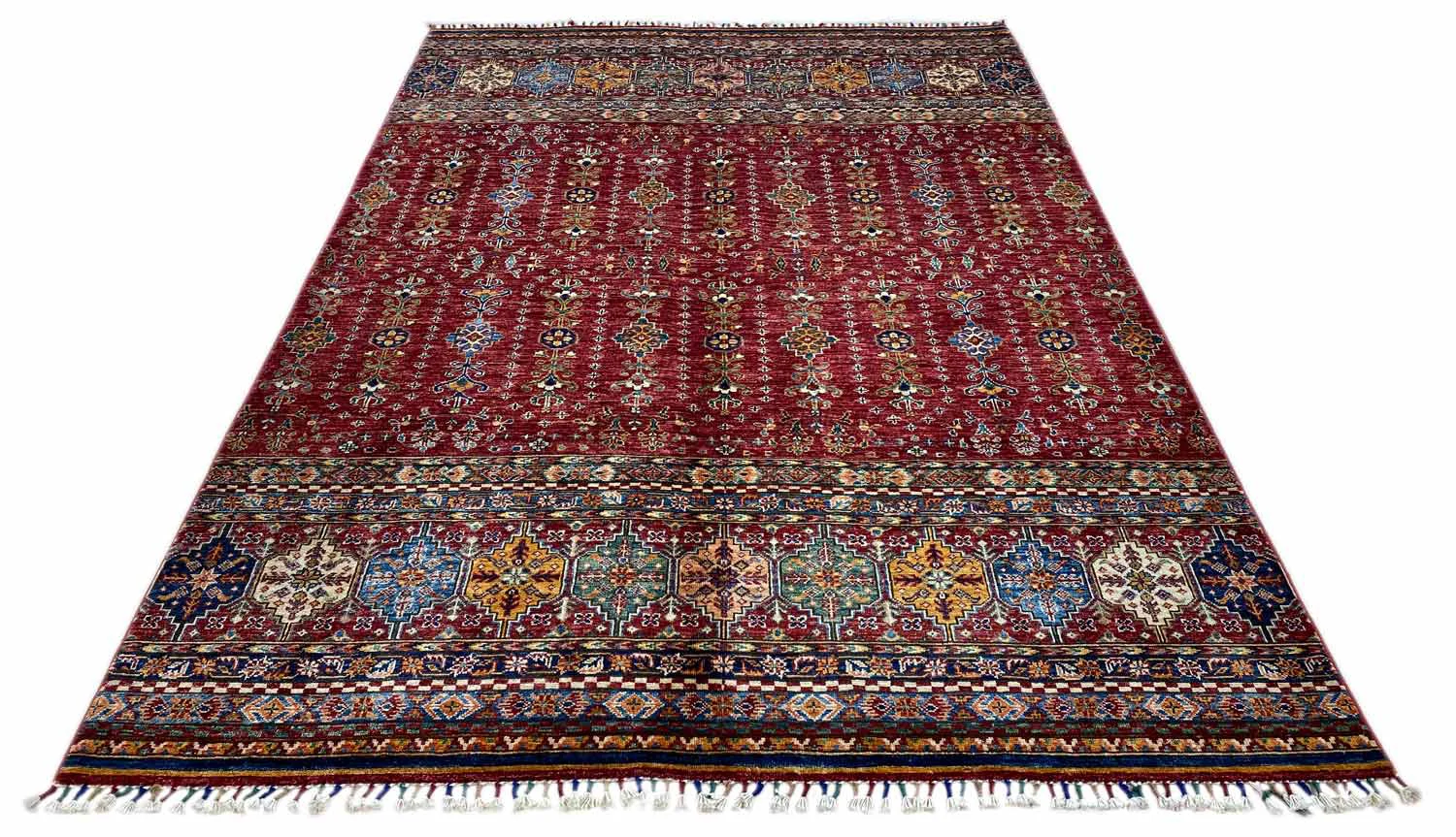 Ariana Ziegler Teppich 248 x 173 cm – Hochwertige Schurwolle, langlebig und pflegeleicht, vielseitige Farben – handgeknüpft, Perserteppich