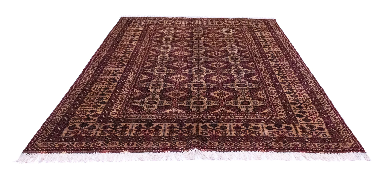 Ariana Ziegler Samarkand Teppich 283 x 201 cm – Glänzende Schurwolle, Langlebig, Vielfältige Farben – Handgeknüpft, Perserteppich