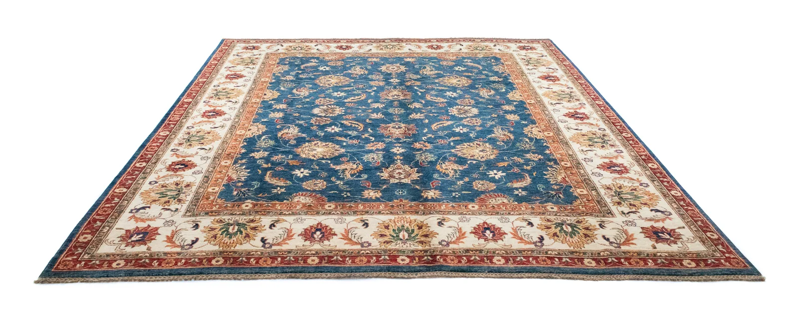 Ariana Ziegler Samarkand Teppich 295 x 247 cm – Hochwertige Schurwolle, Langlebig, Vielseitige Farben, handgeknüpft, Perserteppich