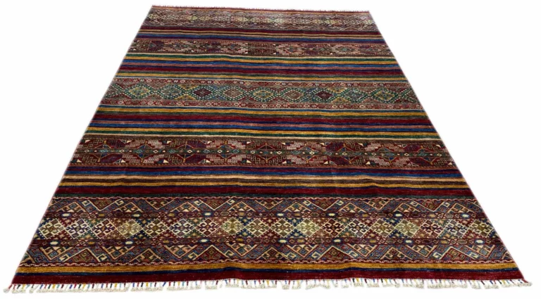 Ariana Ziegler Samarkand Teppich 298 x 211 cm – glänzende Schurwolle, langlebig und vielseitig einsetzbar – handgeknüpft, Perserteppich