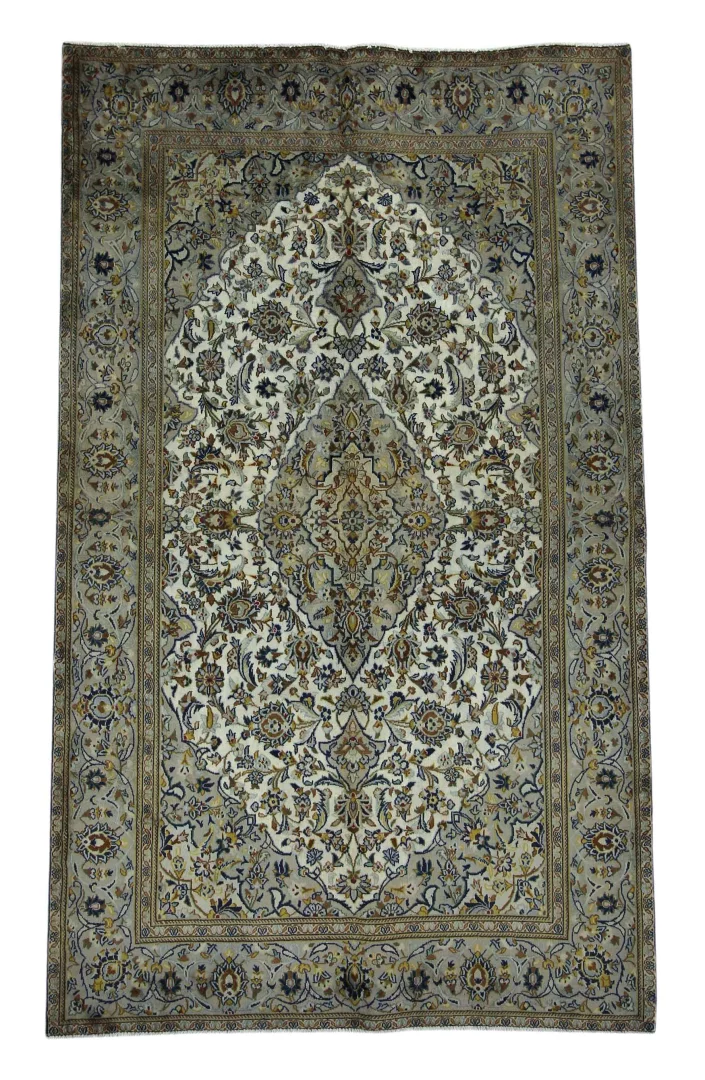 Keshan Perserteppich 210 x 128 cm – 150.000 - 300.000 Knoten/m² – Hochwertige Schafwolle, strapazierfähig, handgeknüpft