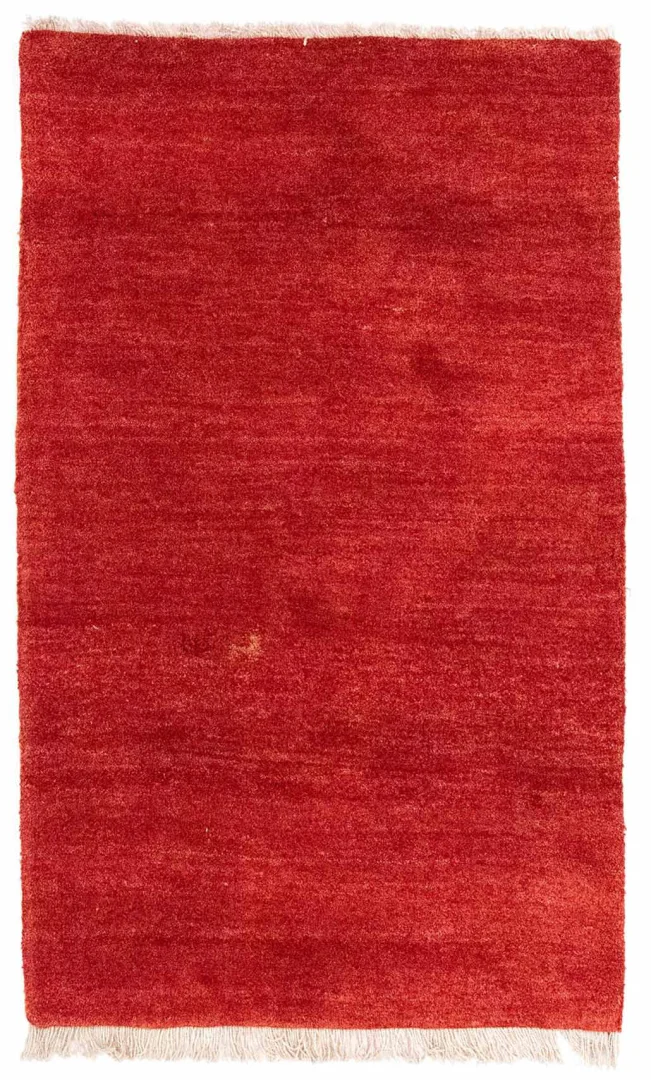 Gabbeh 115 x 73 cm – Hoher, weicher Flor mit abstraktem Design, ideal für Kinderzimmer – handgeknüpft, Perserteppich
