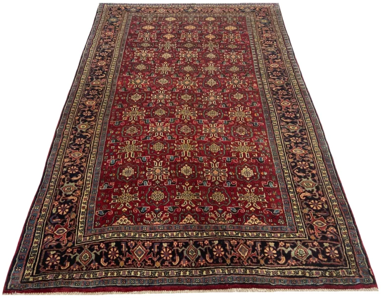 Bidjar Perserteppich 236 x 151 cm, 200.000 - 450000 Knoten/m², strapazierfähig, robust, schmutzabweisend, handgeknüpft