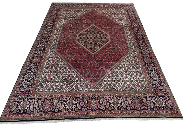 Bidjar Perserteppich 295 x 198 cm, Knotendichte: 200.000 - 450000 Knoten/m², strapazierfähig, robust, schmutzabweisend, handgeknüpft