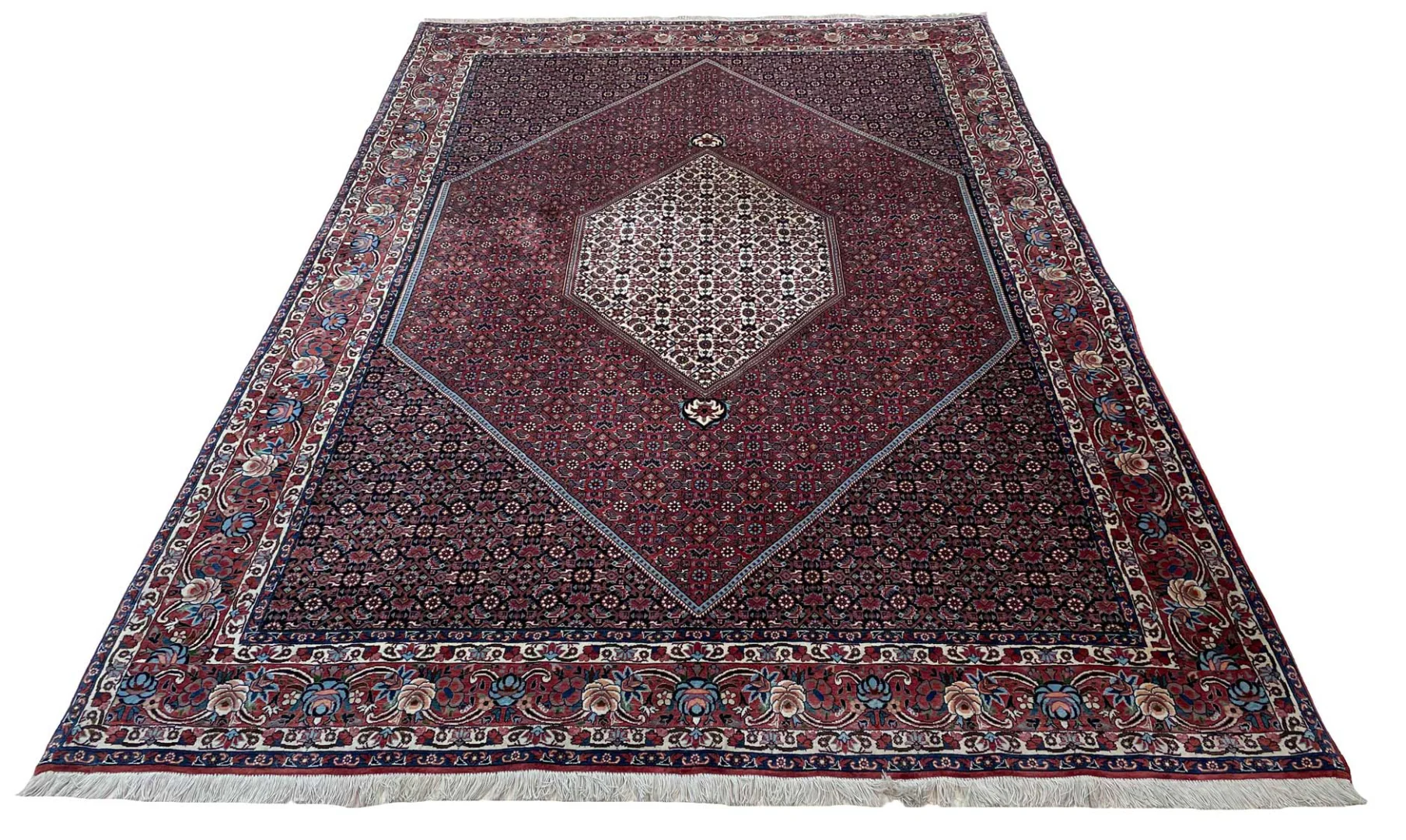 Bidjar Perserteppich 297 x 200 cm - 200.000 - 450.000 Knoten/m², strapazierfähig, robust, schmutzabweisend, handgeknüpft