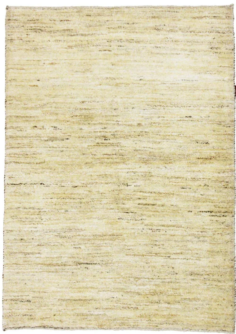 Gabbeh Teppich 149 x 108 cm - Hoher Flor bis 2,5 cm, abstraktes Design, handgeknüpft, Perserteppich