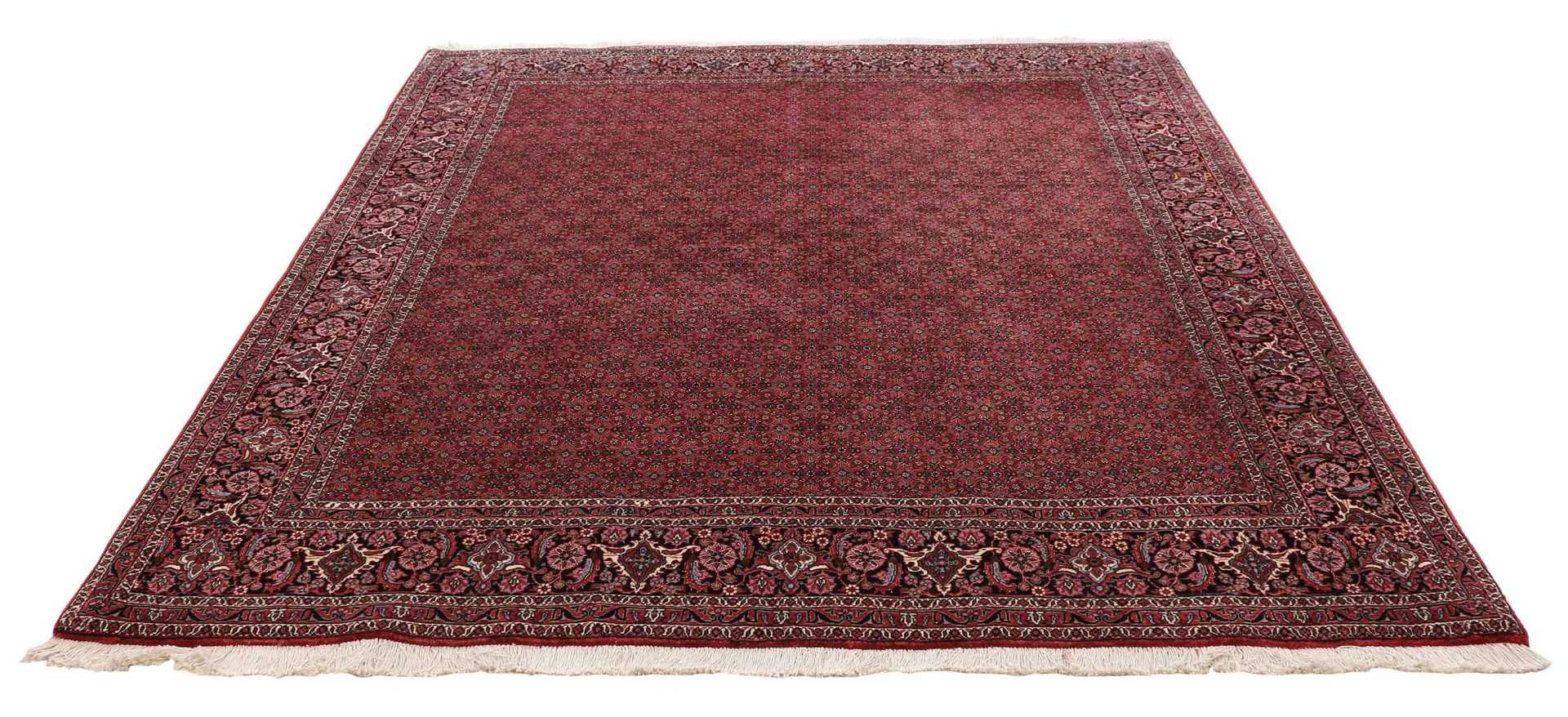 Bidjar Perserteppich 238 x 208 cm, Knotendichte 200.000 - 500.000, strapazierfähig, robust, schmutzabweisend, handgeknüpft