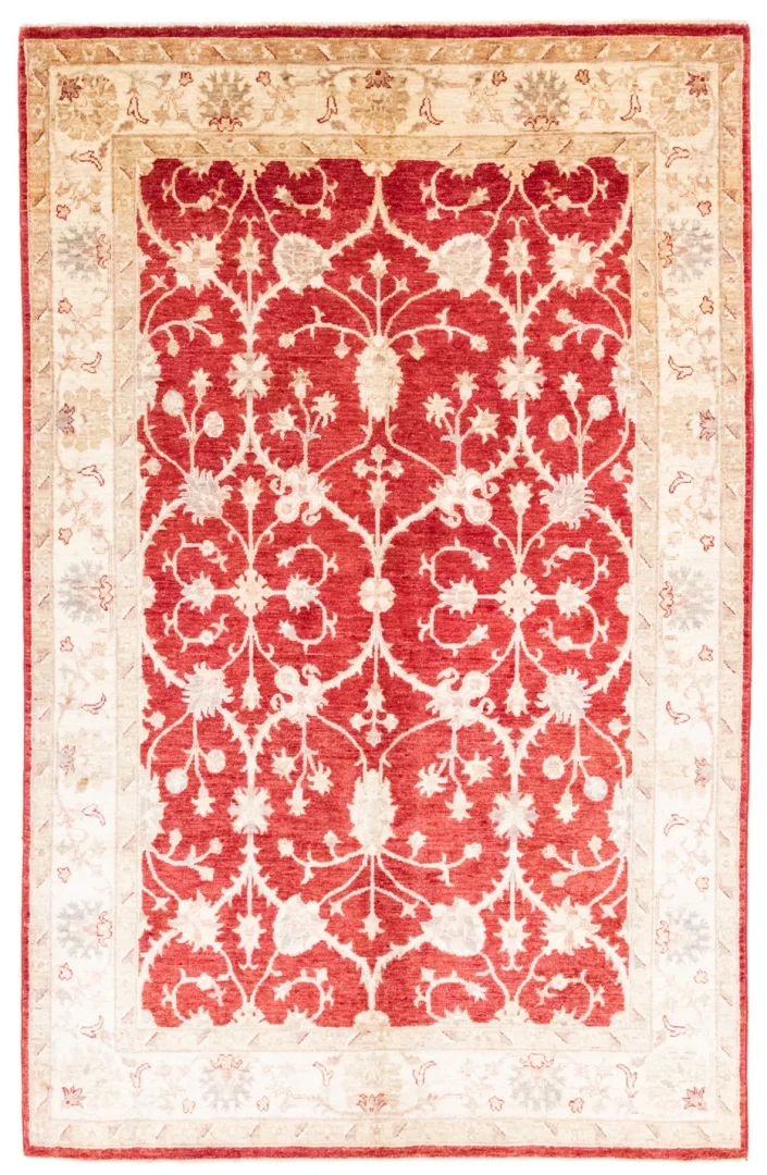 Ziegler Perserteppich 229 x 149 cm - 200.000 Knoten/m², Steinwäsche, handgeknüpft