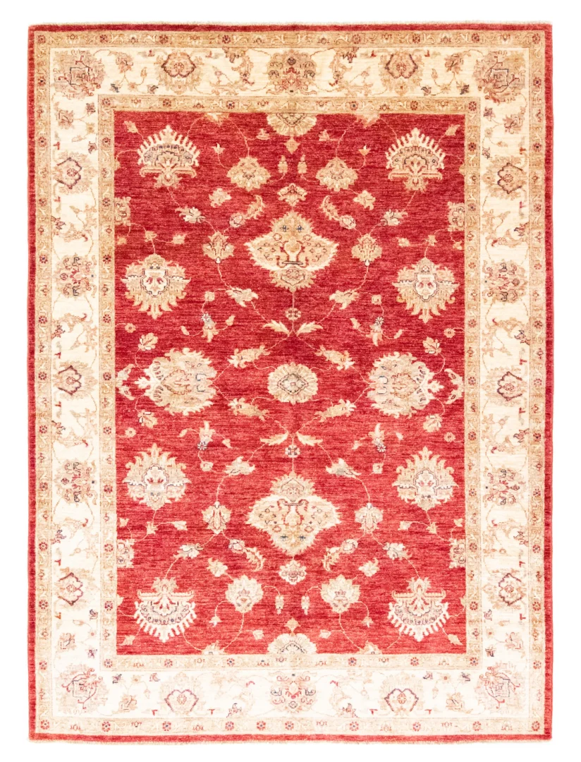 Ziegler Perserteppich 235 x 171 cm – ca. 200.000 Knoten/m², Steinwäsche, handgeknüpft