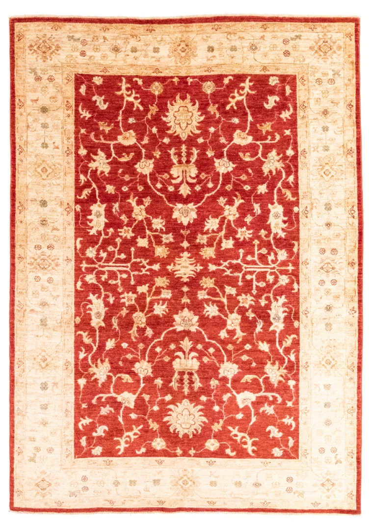 Ziegler Perserteppich 235 x 171 cm – 200.000 Knoten/m², mit Steinwäsche – handgeknüpft