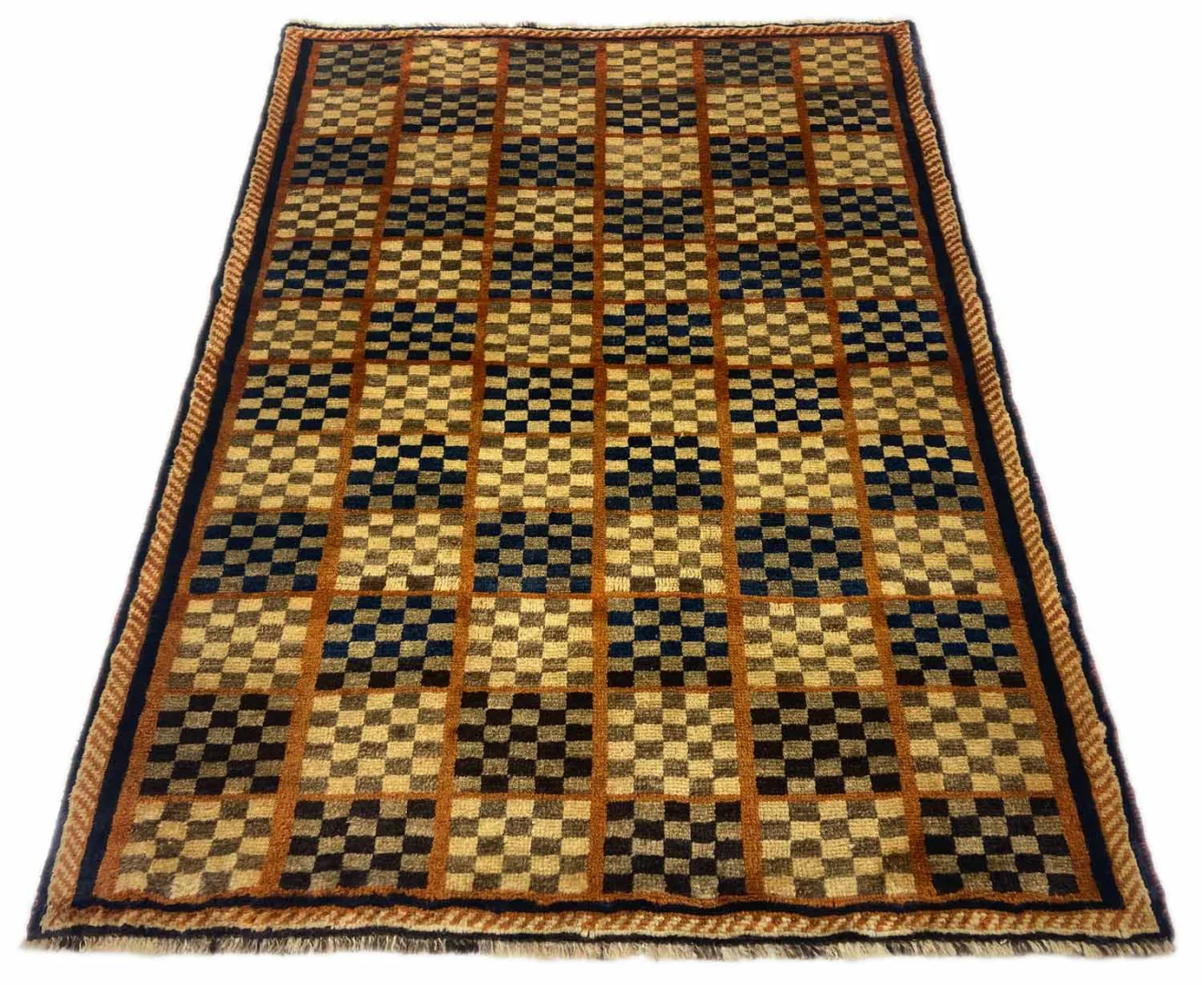 Gabbeh - Shuli Teppich 172 x 122 cm, 90.000 - 180.000 Knoten/m², ausgefallene Muster auf glanzvoller Schurwolle, handgeknüpft, Perserteppich