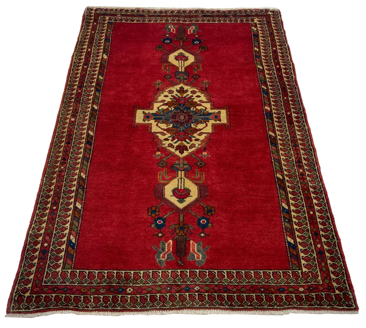 Hamadan Teppich 170 x 116 cm - Knotendichte 100.000 - 350.000 Knoten/m² - Handgeknüpft - Perserteppich