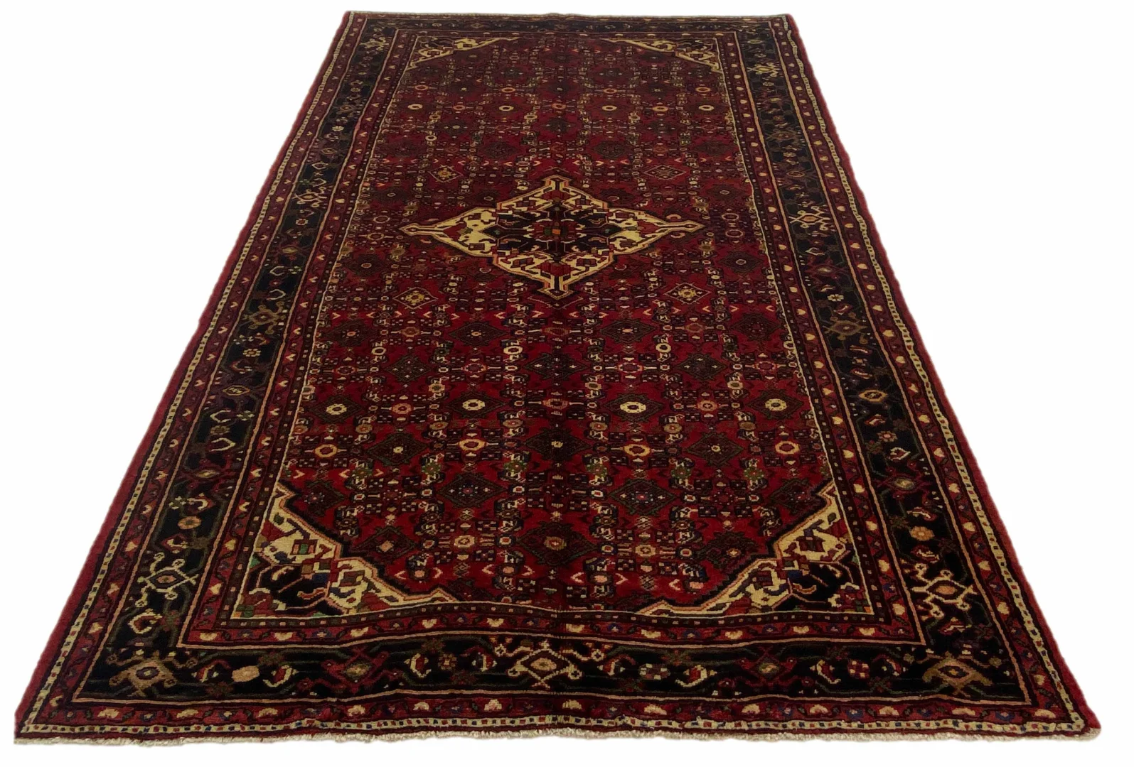 Hosseinabad Perserteppich 310 x 200 cm - 200.000 Knoten/m² - strapazierfähig und hochdicht handgeknüpft