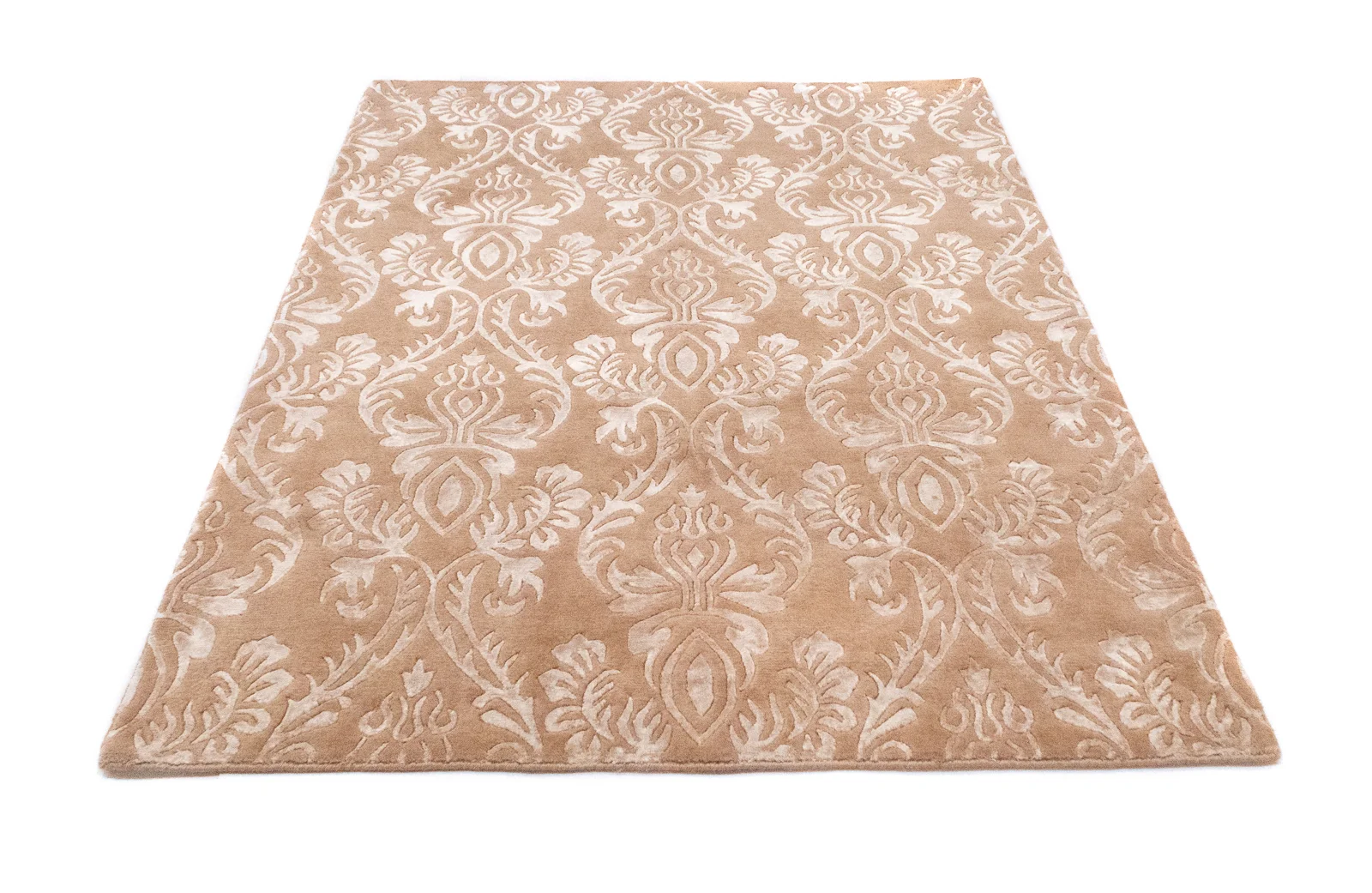 Ariana Modern Perserteppich 182 x 127 cm - Hochwertige glänzende Schurwolle, ideal für stark frequentierte Räume - handgeknüpft