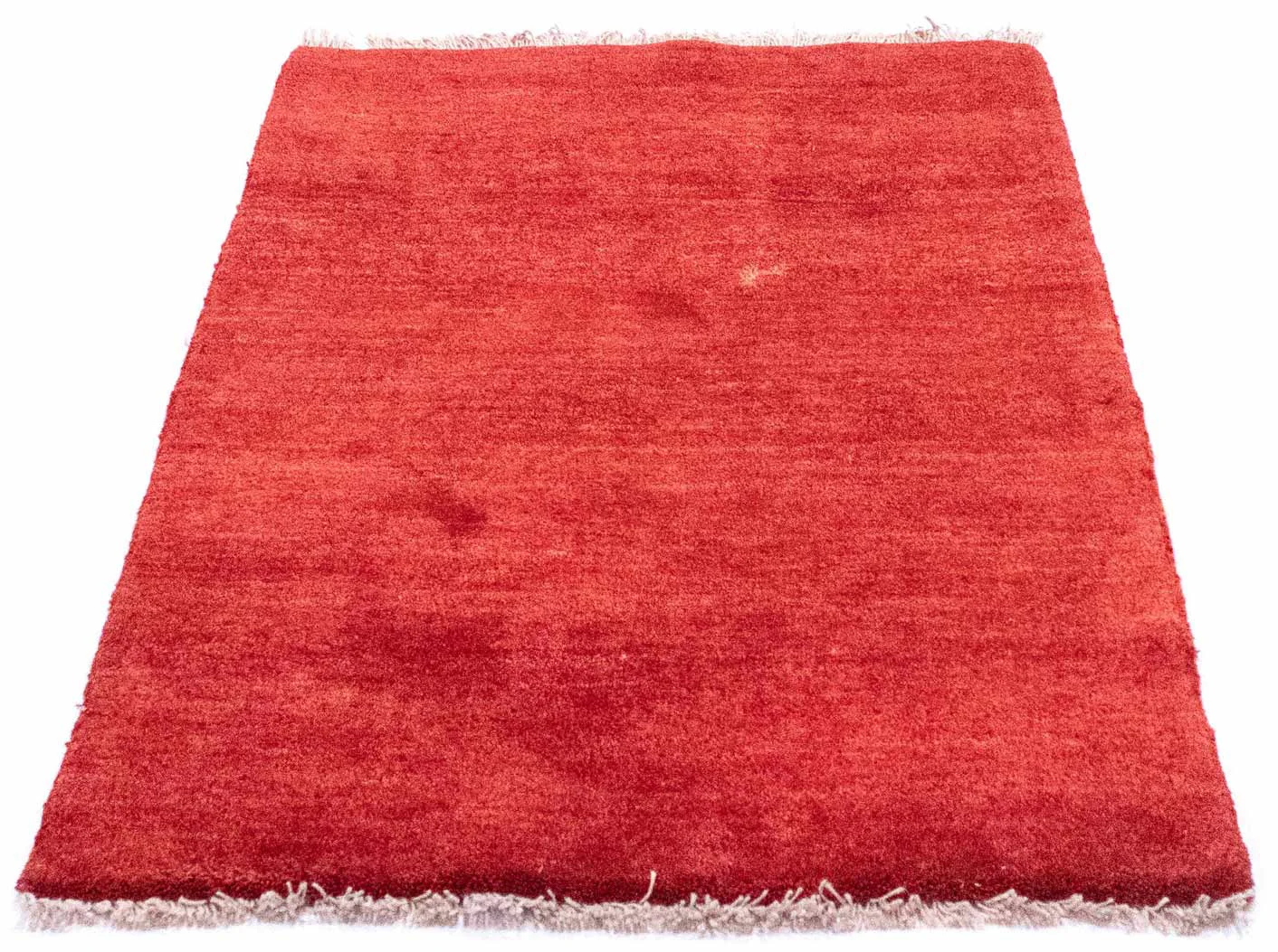 Gabbeh 115 x 73 cm – Hoher, weicher Flor mit abstraktem Design, ideal für Kinderzimmer – handgeknüpft, Perserteppich