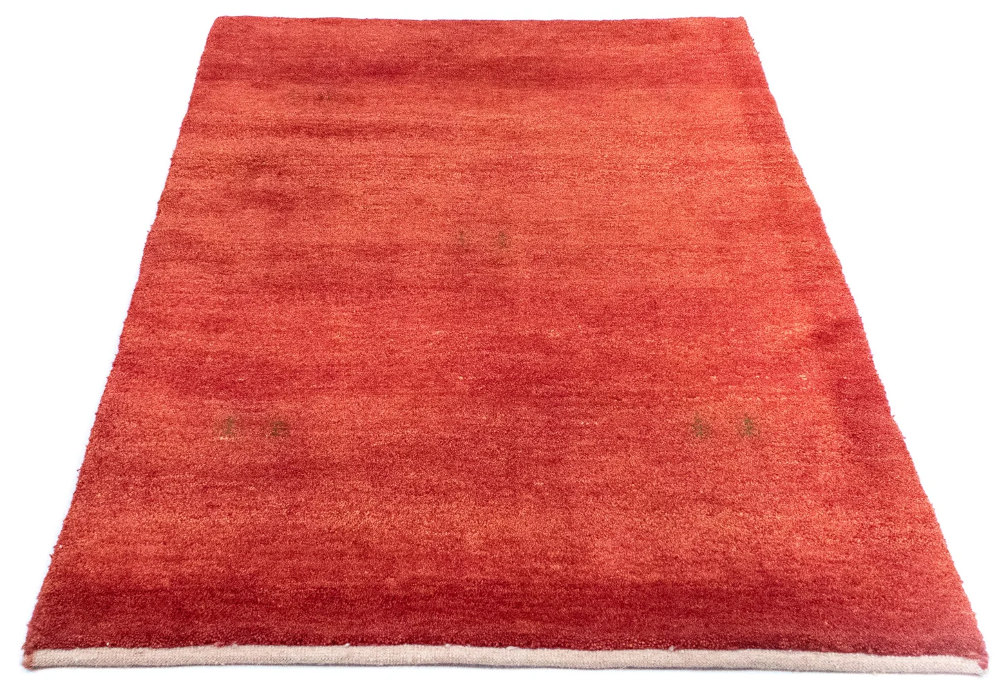 Gabbeh Teppich 152 x 104 cm – Handgeknüpft, Hochflor bis 2,5 cm, Abstraktes Design, Spielzeugfiguren – Perserteppich