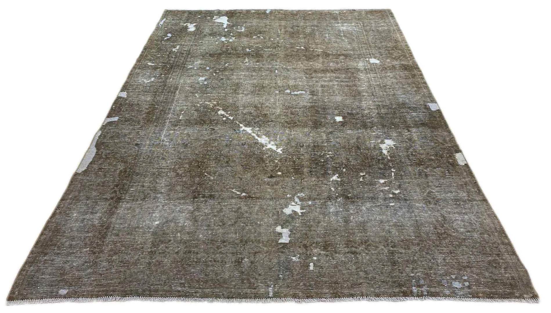 Vintage Perserteppich 337 x 235 cm - Aufwendig handgearbeitet, modernes Design, handgeknüpft