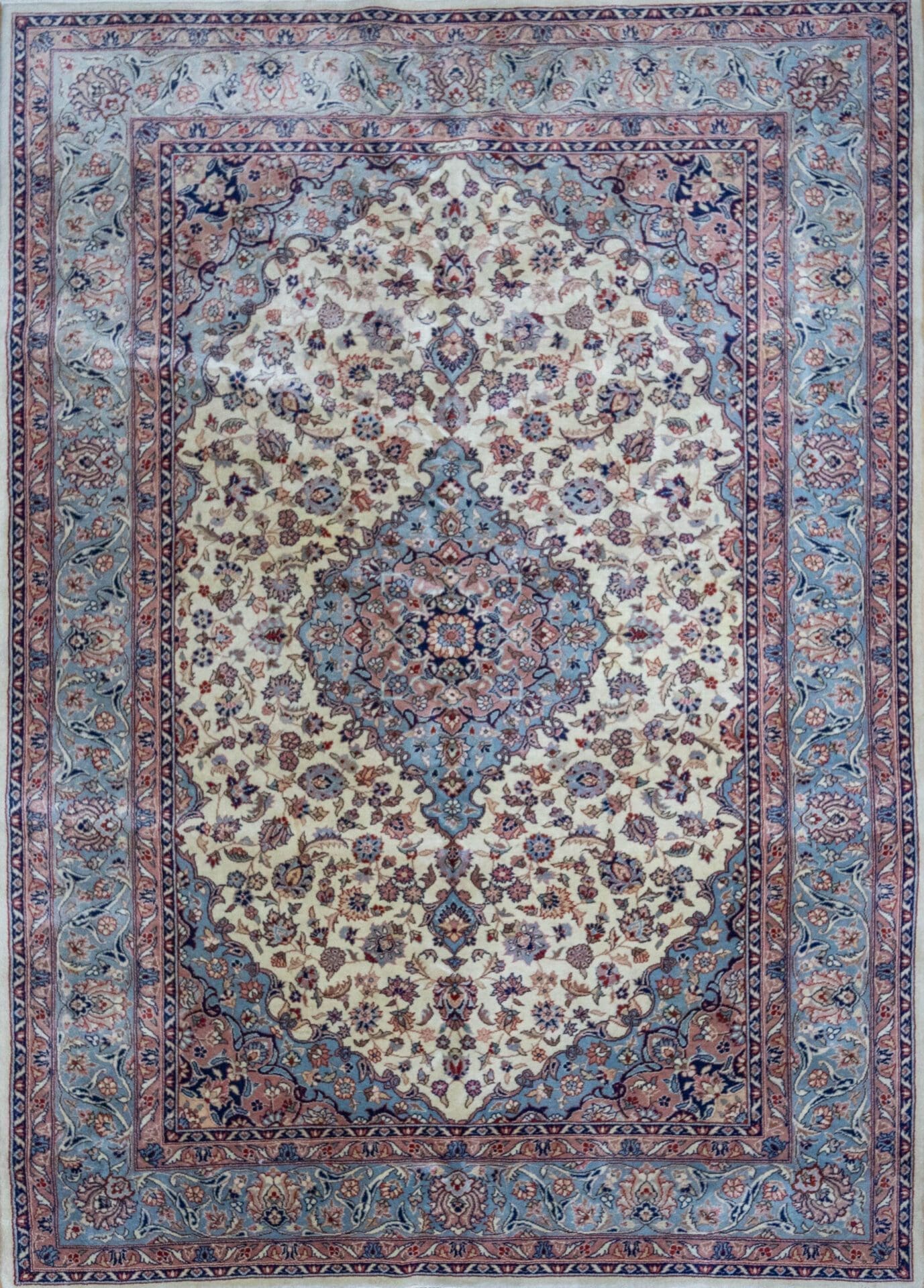 291x201cm Handgeknüpfter Orientteppich Sarough Farahan Floral Muster W1(#409)
