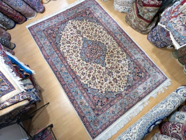 291x201cm Handgeknüpfter Orientteppich Sarough Farahan Floral Muster W1(#409)