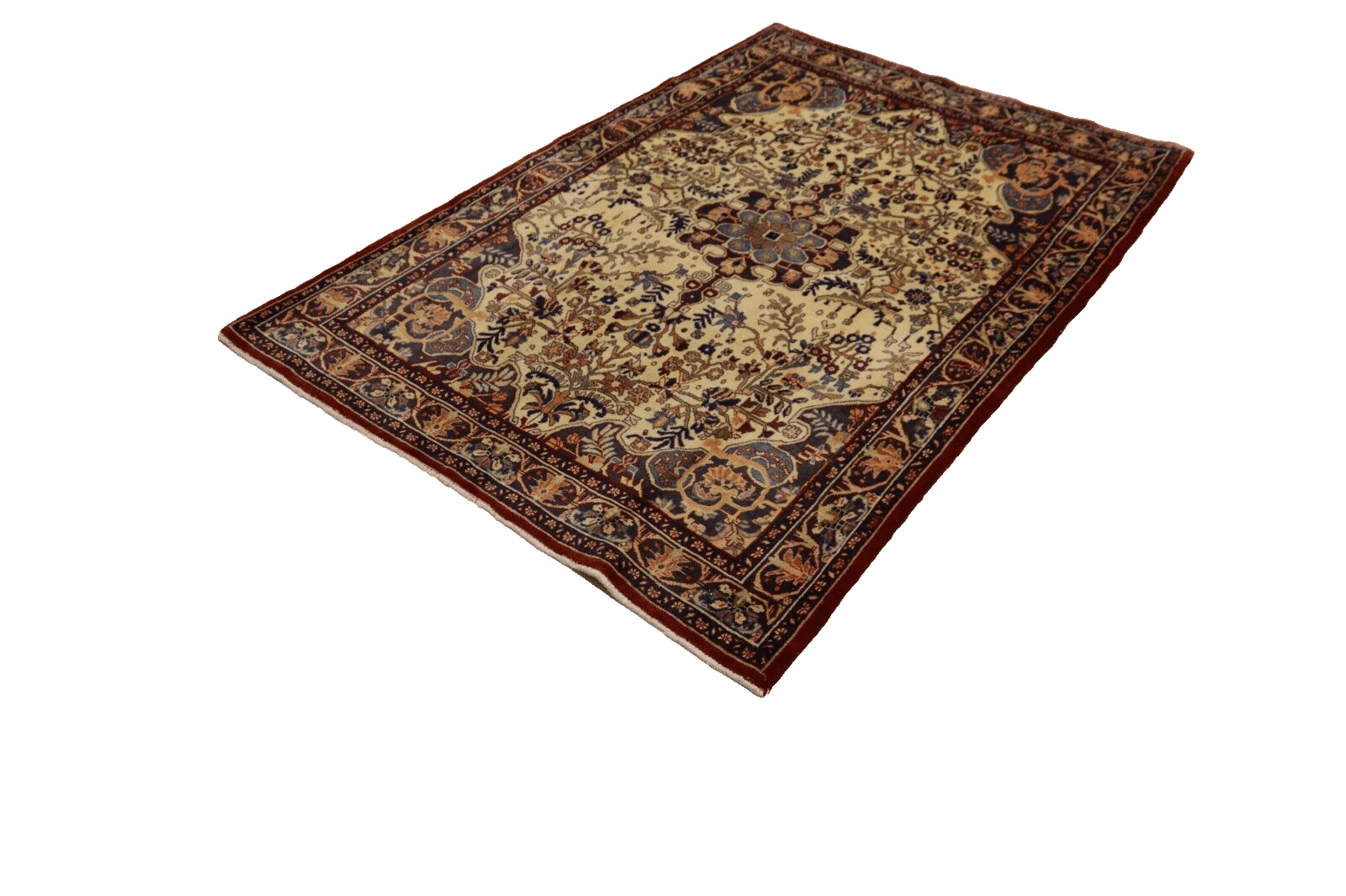 Wunderschöner Perserteppich Bidjar Zanjan (190 x 125 CM) - 200.000 Knoten/m² - 100% Schurwolle - handgeknüpft