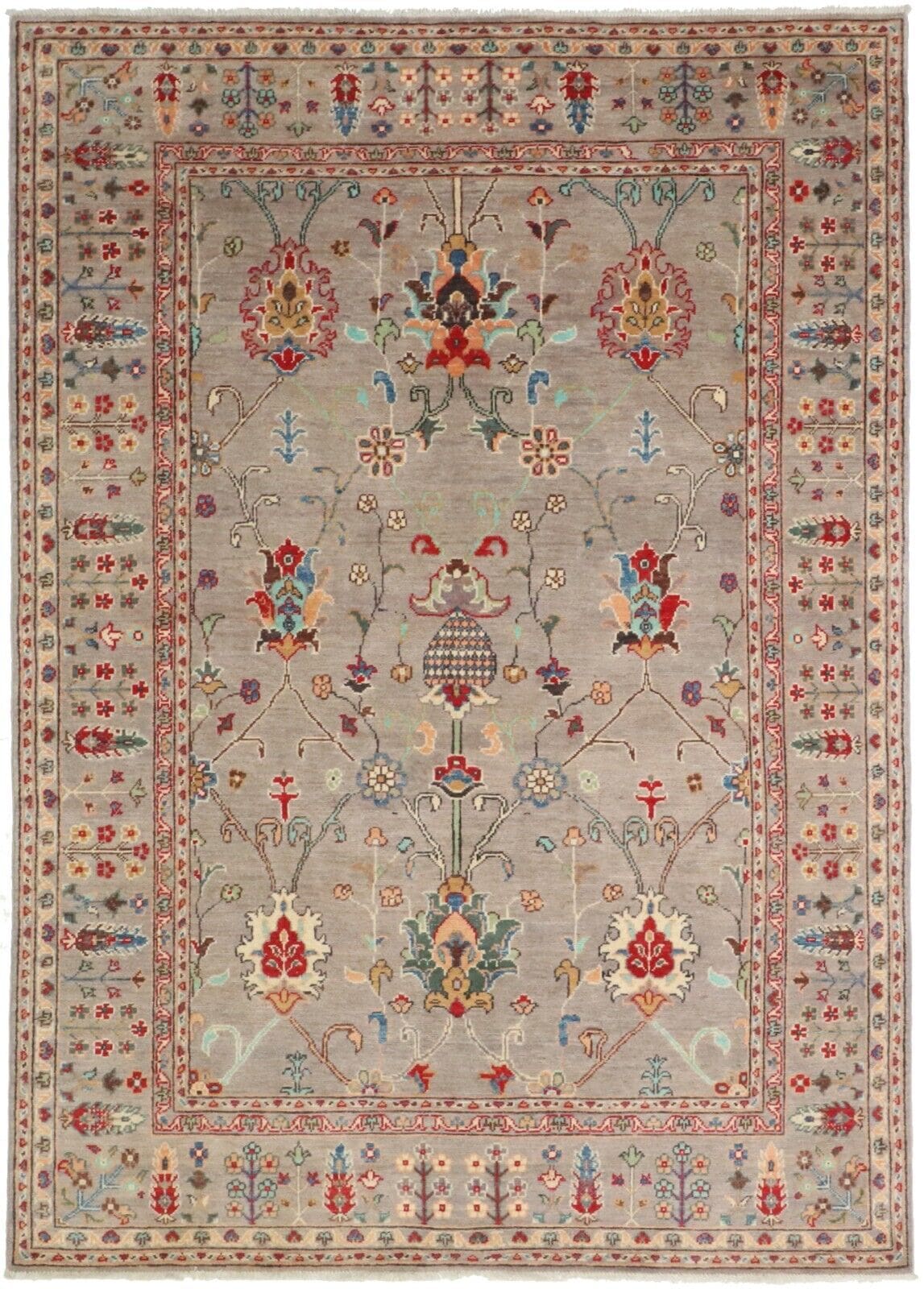 Kazak Diyar Perserteppich 240x167 cm, 160.000 Knoten, handgeknüpft